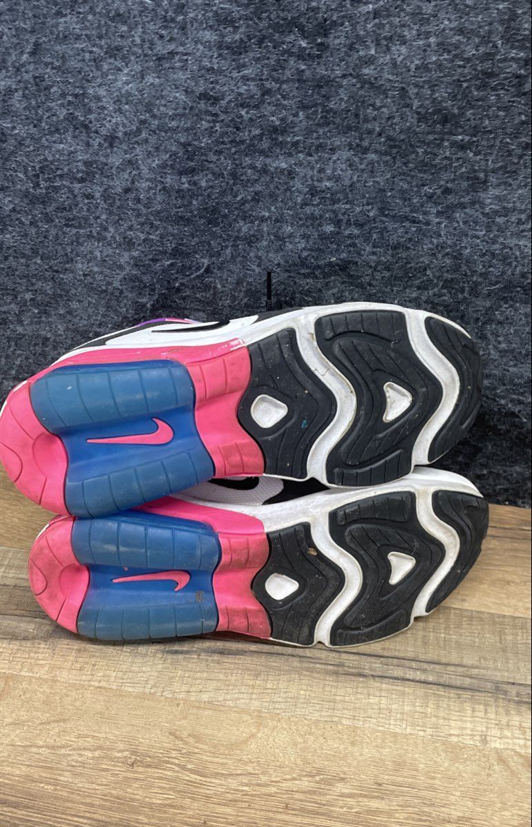 Nike Air Max 200 White Black Pink Blast Sneakers AT5630-100 Youth Size 6.5Y
