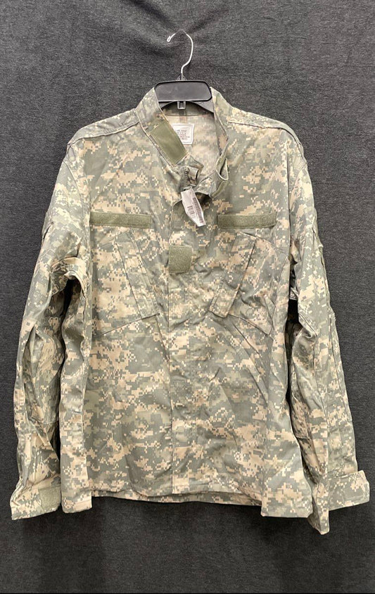 US Army ACU Digital Camo Combat Uniform Coat Shirt Men's XL Regular Vintage 00s