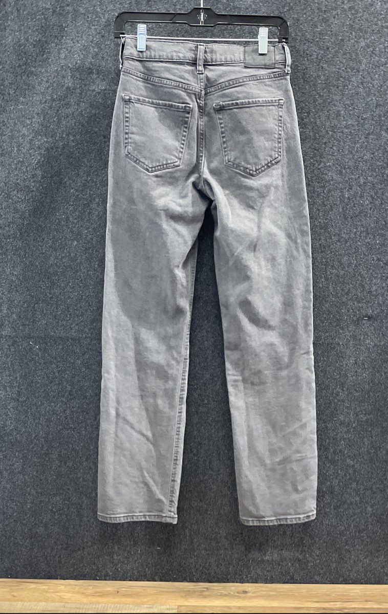 Aeropostale Women's Grey High Rise Baggy Jeans Sz 00 Reg