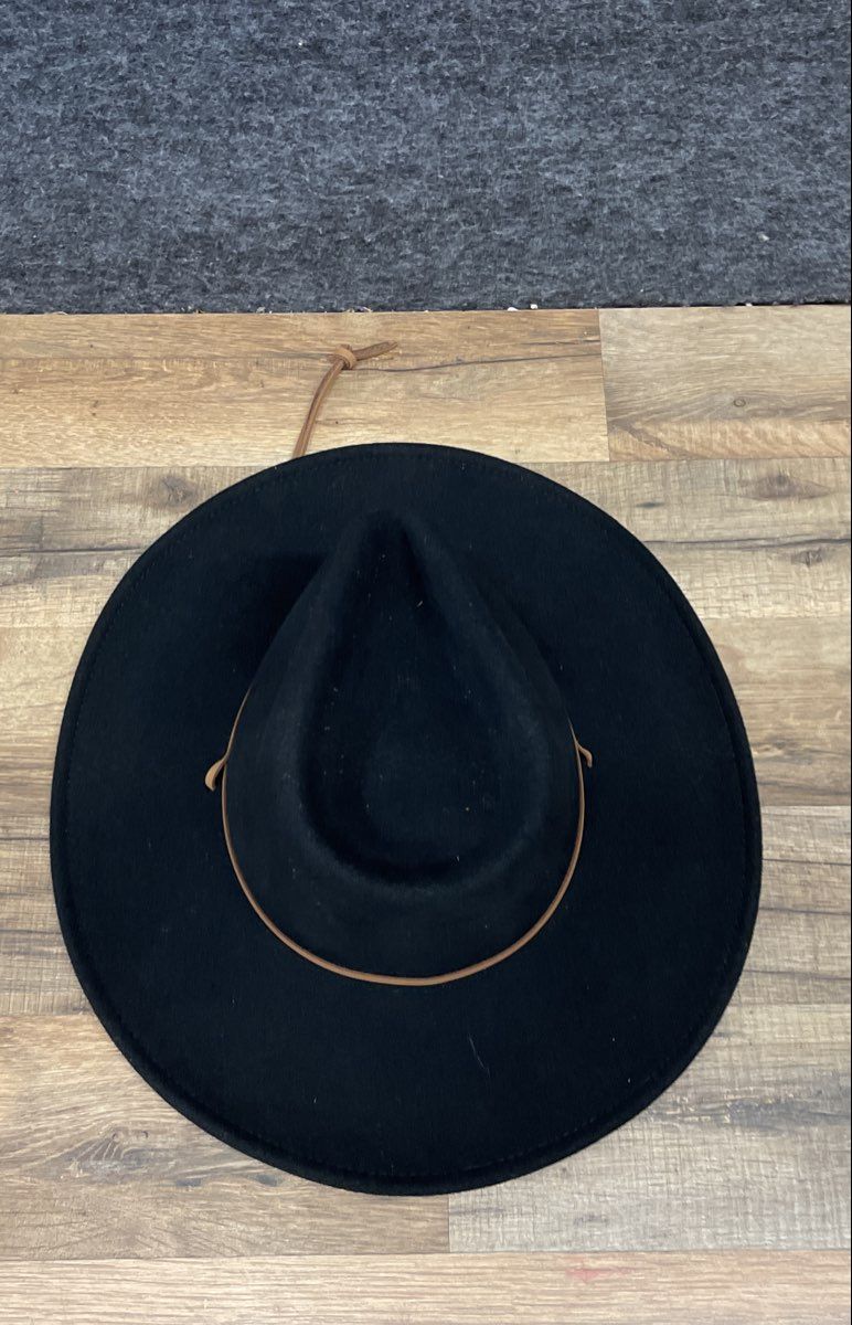 Bailey Men's Joe Eder Black LiteFelt Wool Packable Cowboy Hat Made in USA Sz S