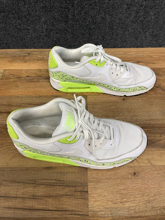 Nike Air Max 90 Premium White Ghost Green Black Women's Size 11