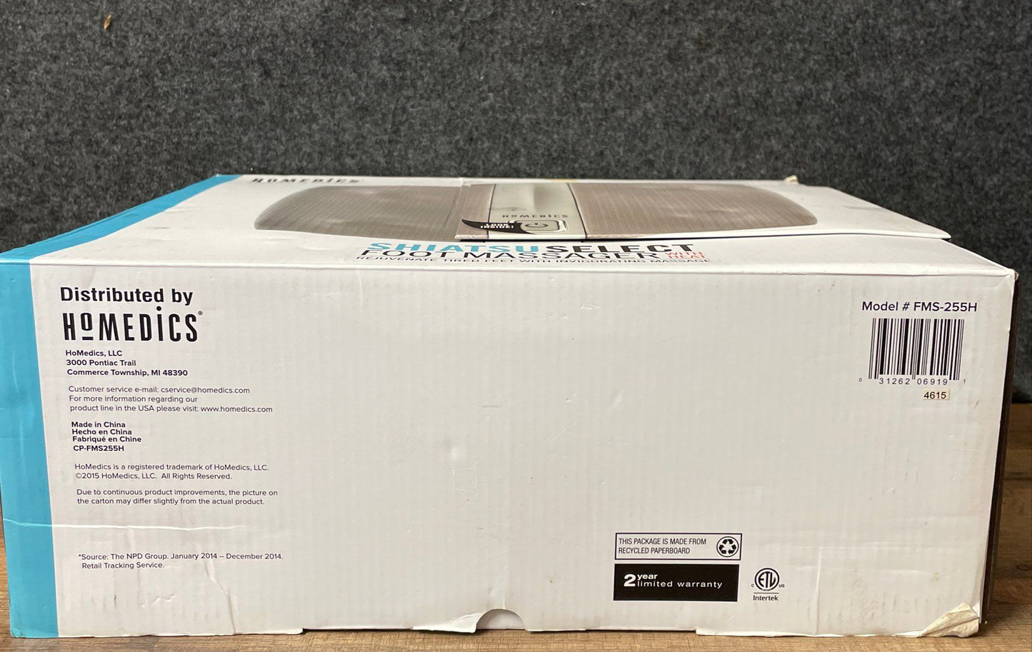 HoMedics FMS-255H Shiatsu Select Foot Massager with Soothing Heat