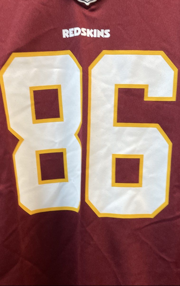 Nike Boys Washington Redskins Jordan Reed 86 Burgundy NFL Jersey Sz L 14-16
