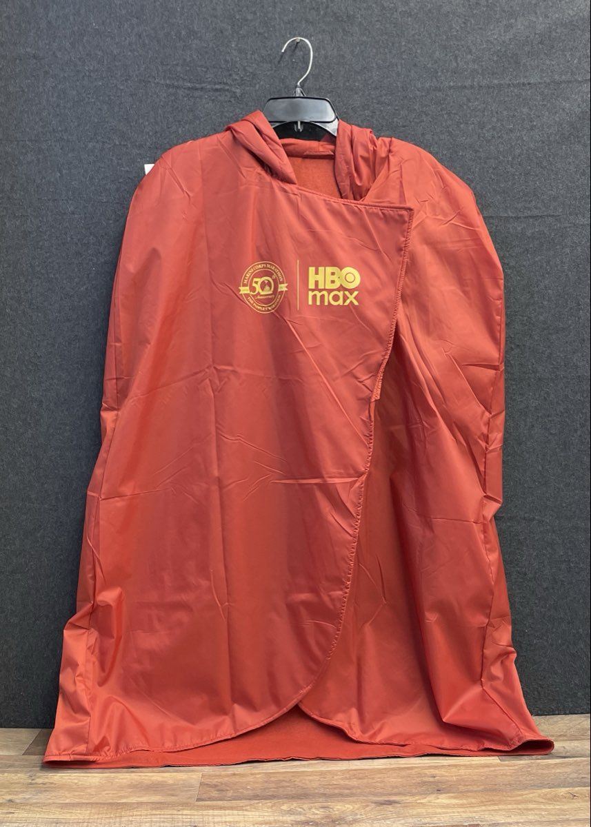 HBO Max Superman Red Hooded Cape Poncho Marine Corps Marathon 50th Anniversary