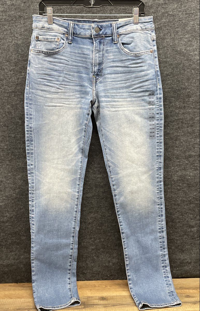 American Eagle Men's Light Wash Slim Ne(x)t Level Airflex Jeans 32x34 NWT