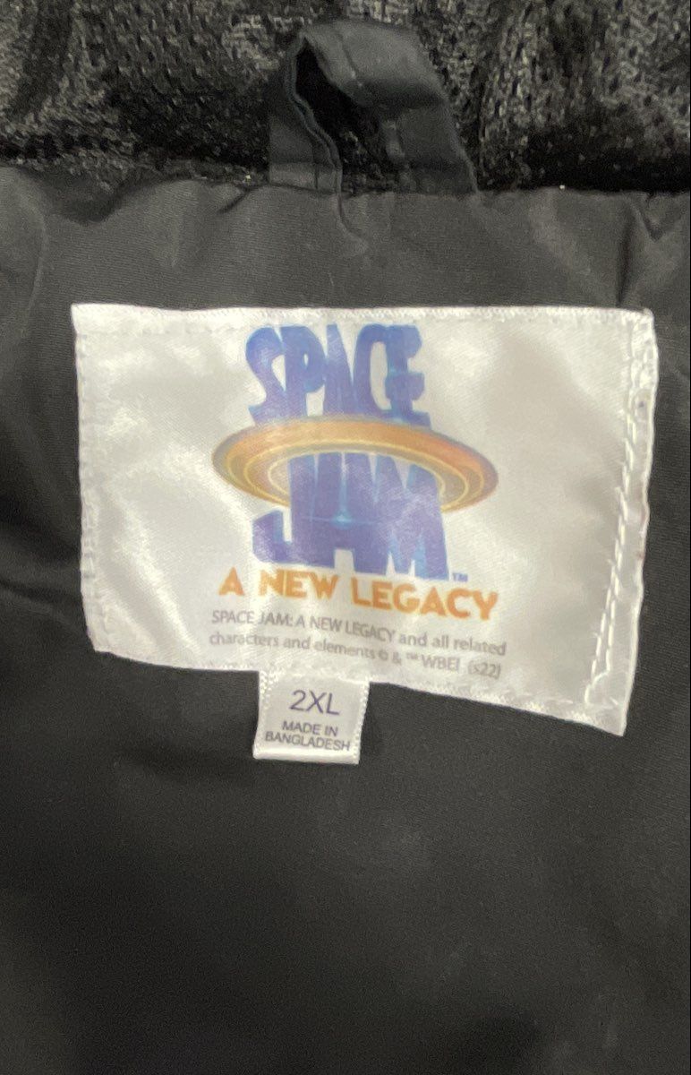Members Only Space Jam A New Legacy Tune Squad Hooded Windbreaker Jacket Sz 2XL