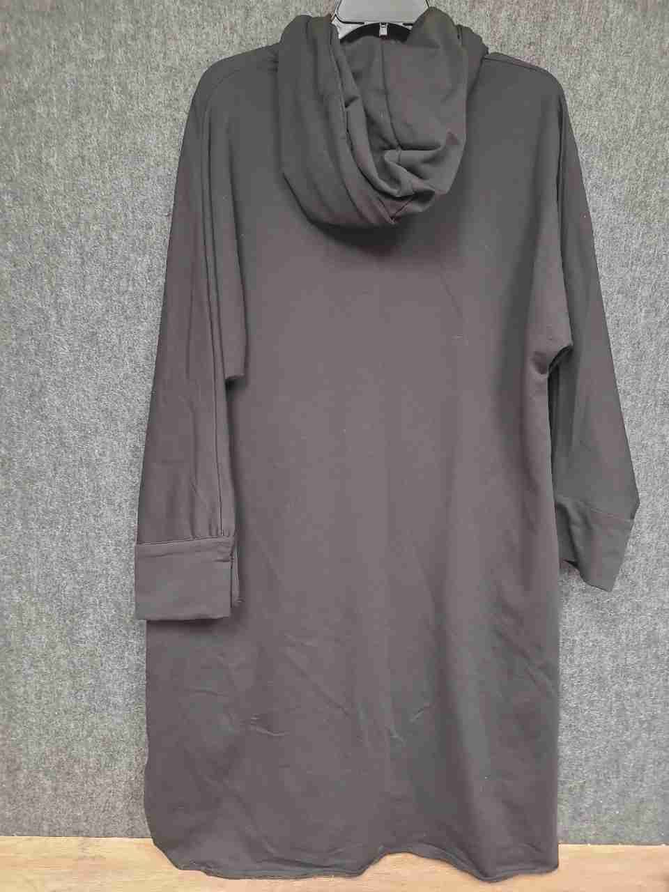 Adidas Women's Black Trefoil Tassel Hoodie Dress Tunic Oversized Sz 5XL NWT