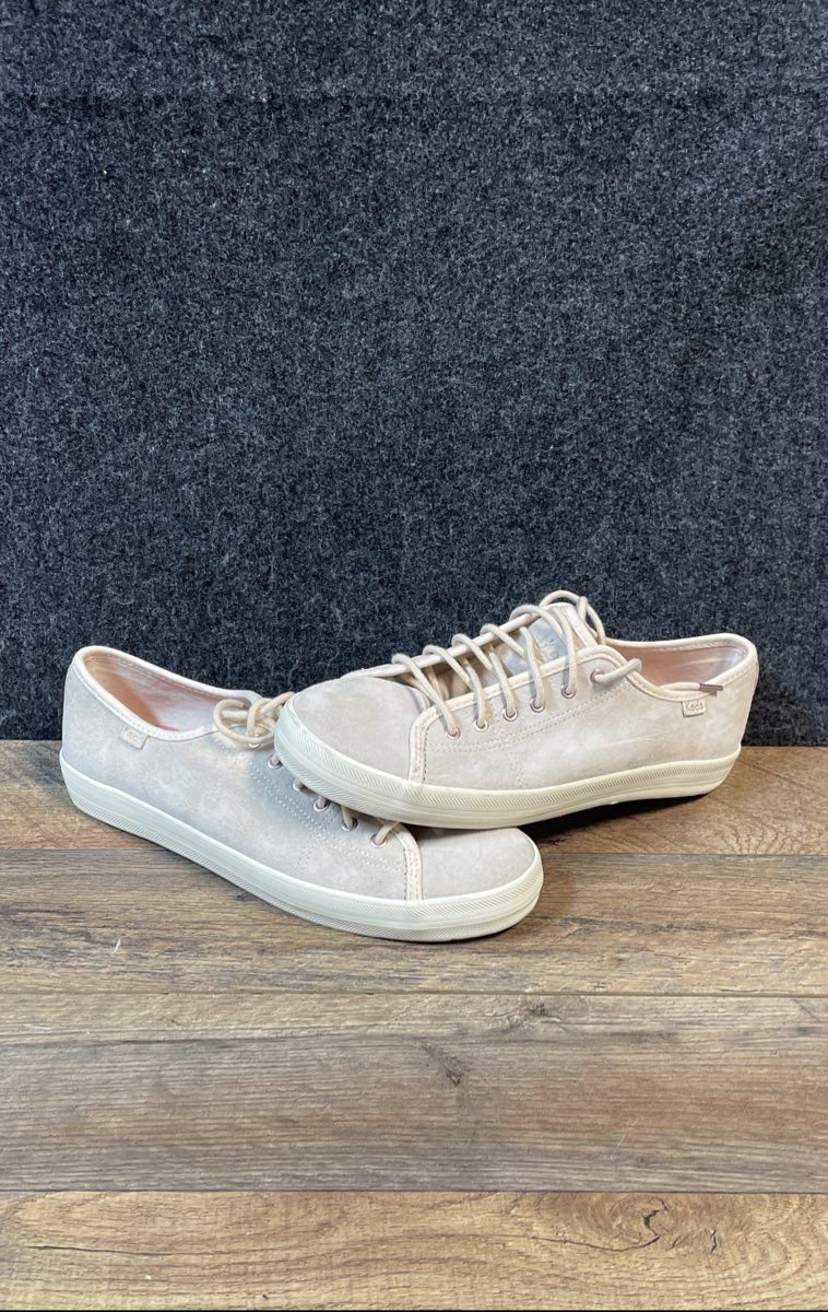 Keds Kickstart Blush Pink Suede Lace Up Sneakers Women's Size 8.5