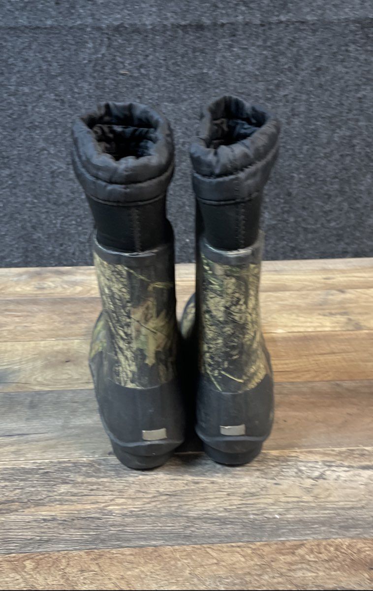 Itasca Stock 689200 Camo Rubber Winter Hunting Boots Size 8
