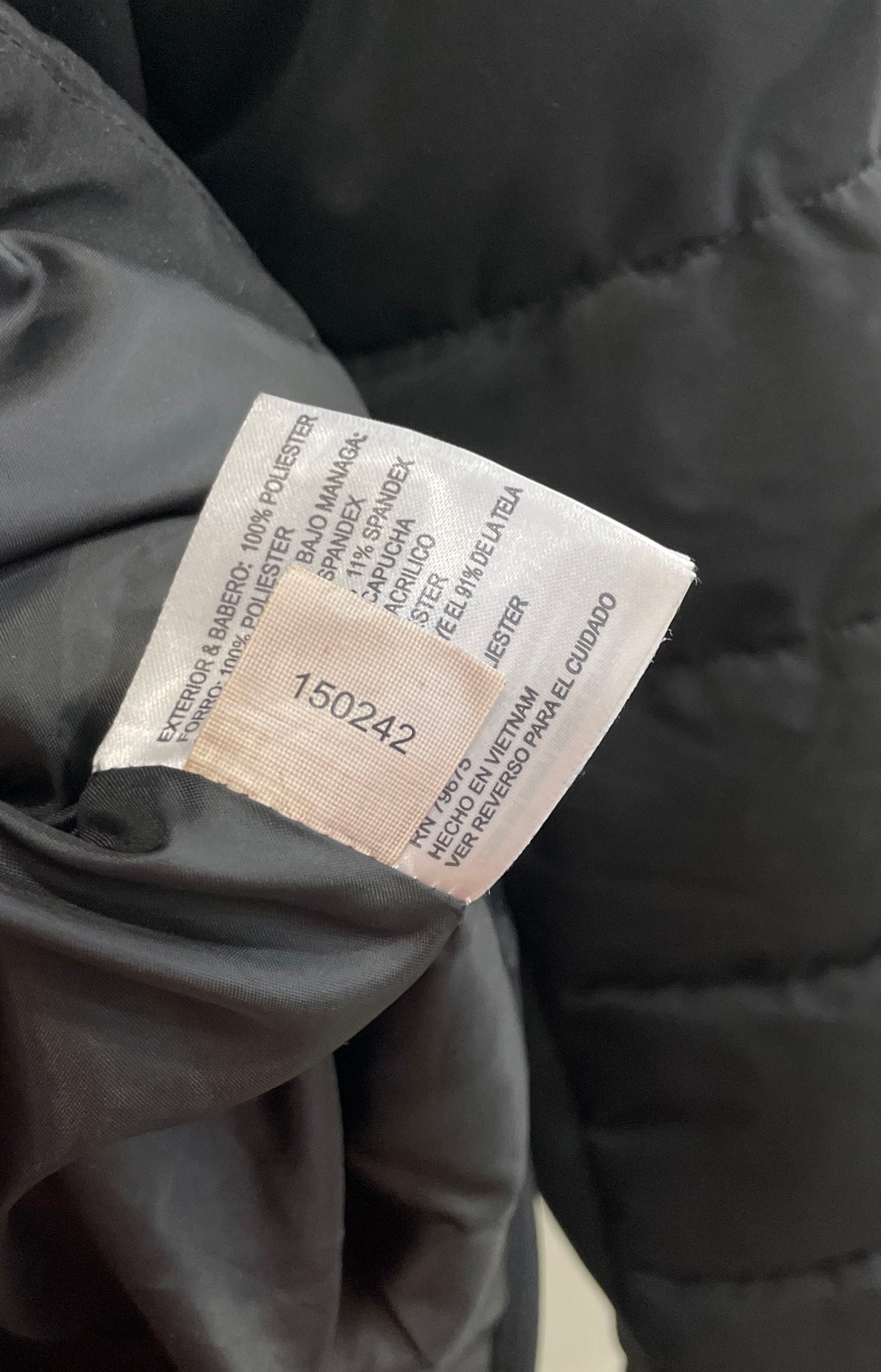 Michael Kors Women's Black Quilted Puffer Jacket Faux Fur Trim Hood Belted Sz 1X