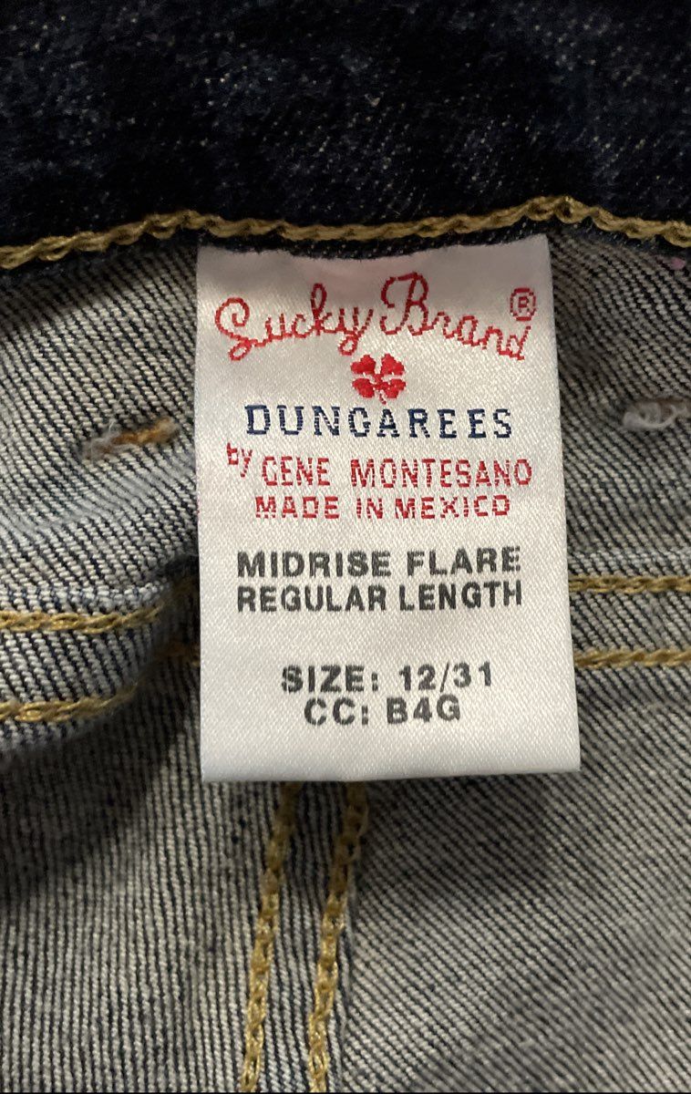 Lucky Brand Women's Blue Midrise Flare Jeans Old Brigade Wash Size 12/31