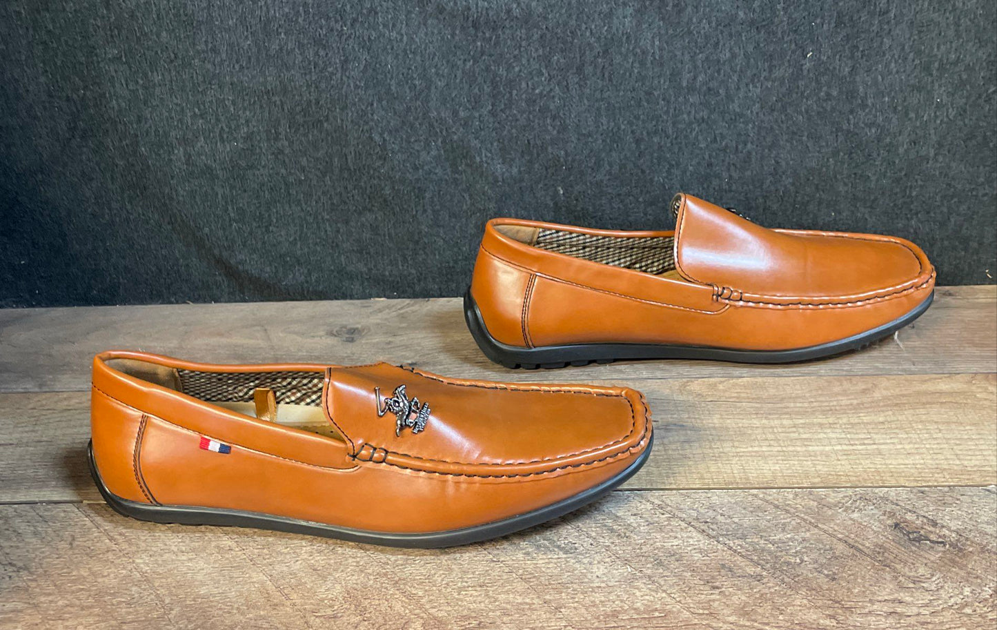 Beverly Hills Polo Club Columbus Brown Men's Casual Driving Loafers Size 10