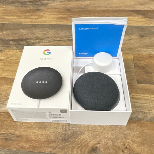 Google Nest Mini 2nd Generation Smart Speaker Charcoal H2C