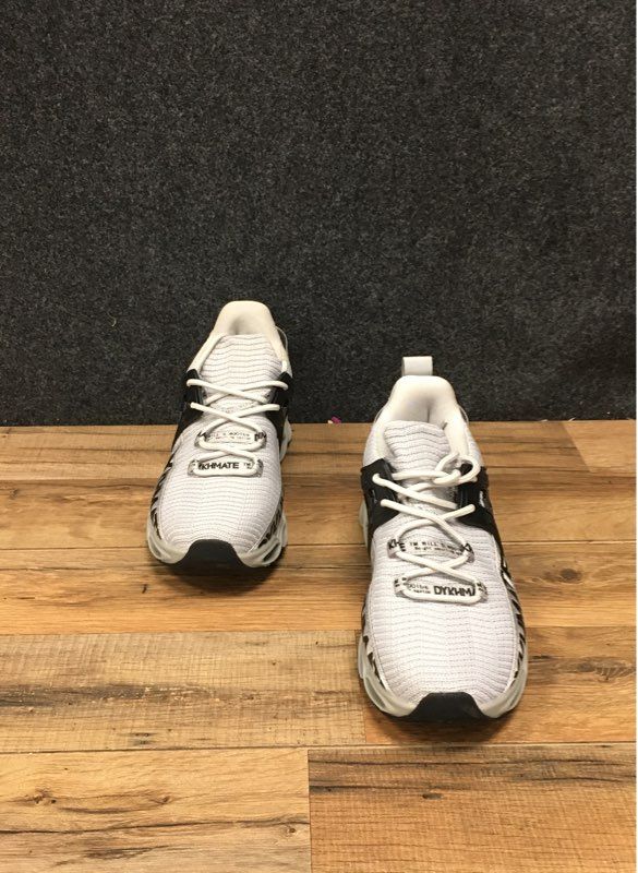 DYKHMATE DM028007 White Black Athletic Running Sneakers Size US W 8.5 / M 6.5