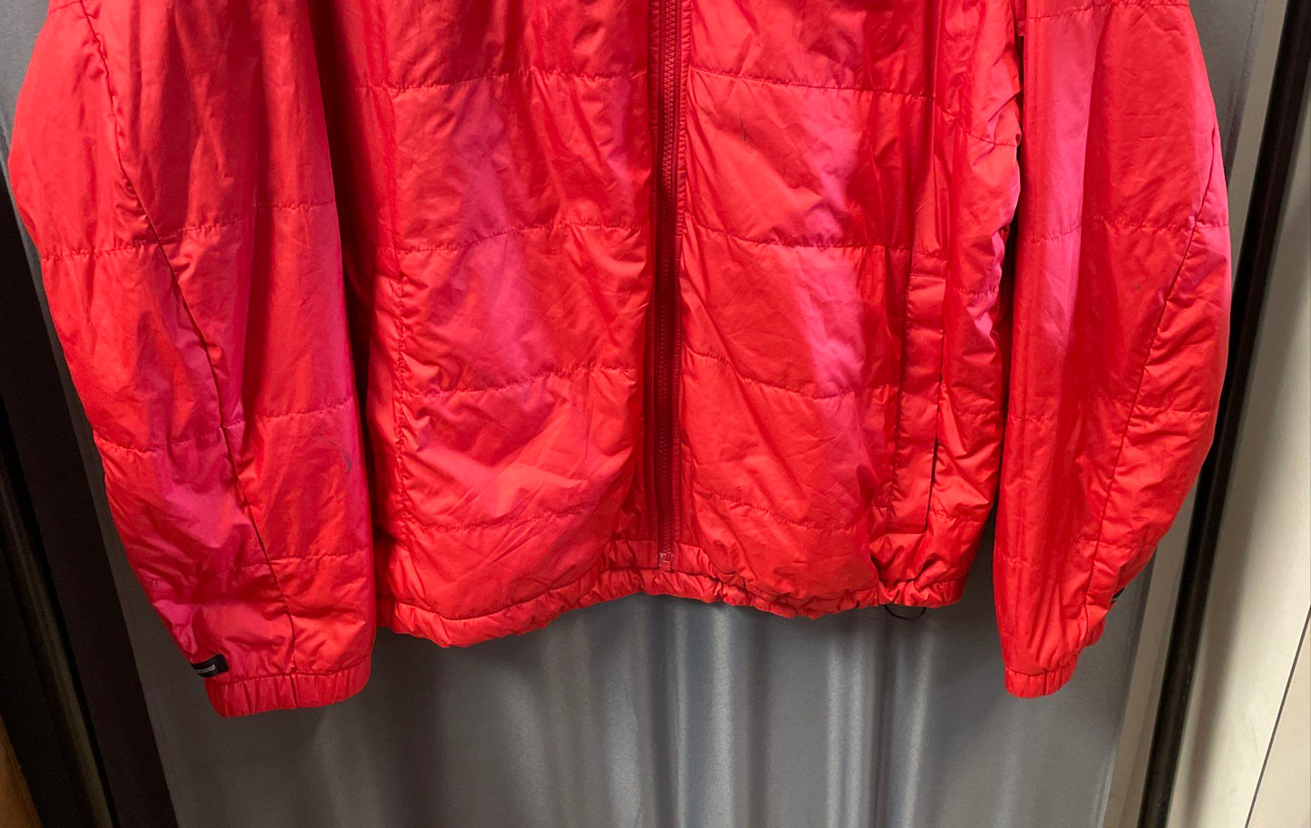 Columbia Men's Red Interchange Quilted Puffer Jacket Full Zip Insulated Sz XL