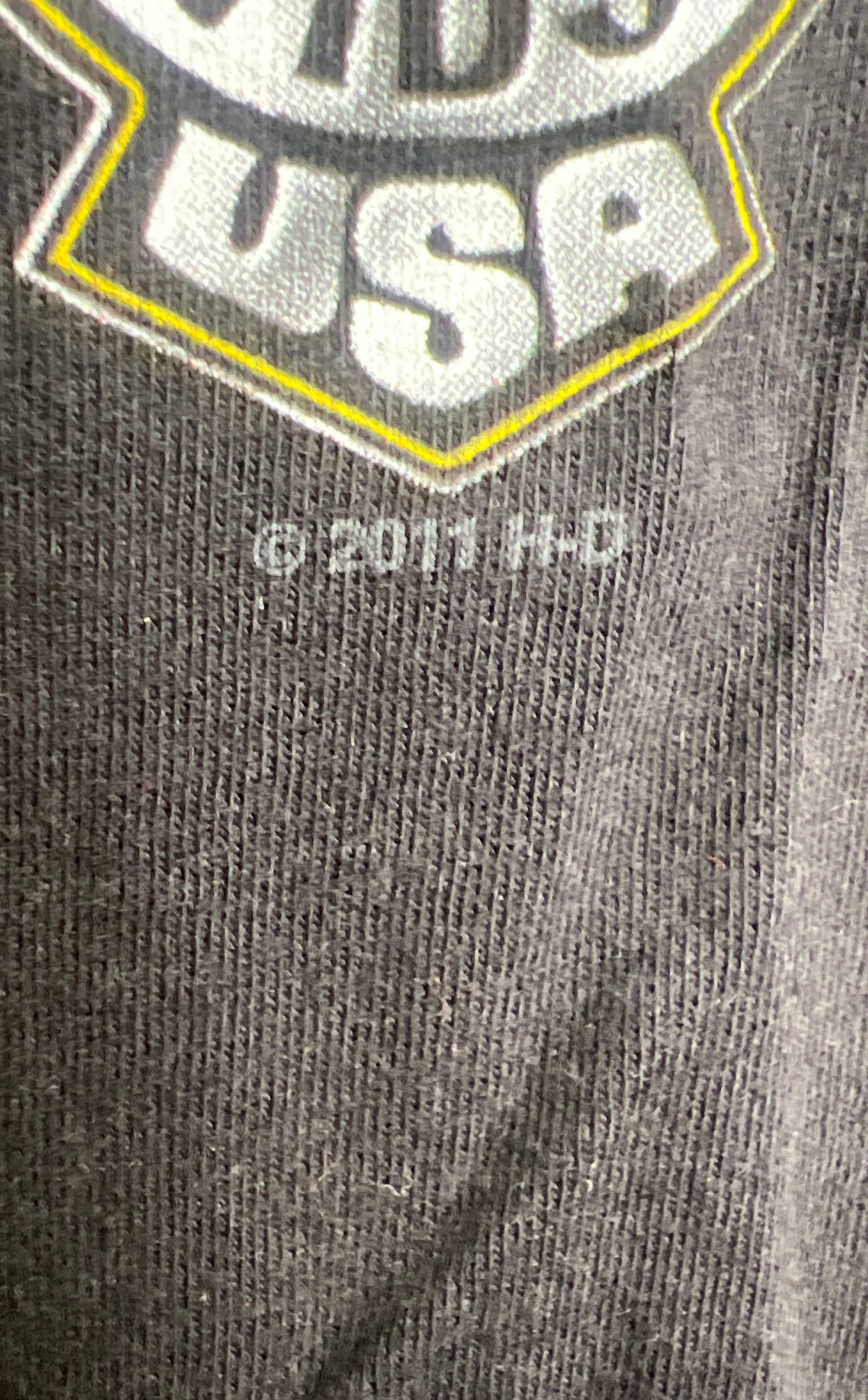 Harley-Davidson Fatboy Clare's Niagara Falls Canada T-Shirt 2011 Sz XL