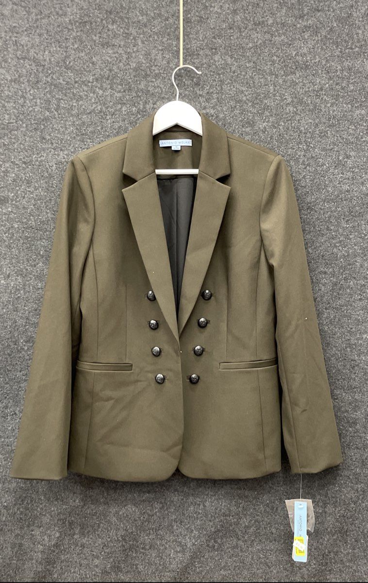 Antonio Melani Women's McCarthy Jacket Rustic Forest Double Breasted NWT Sz 10