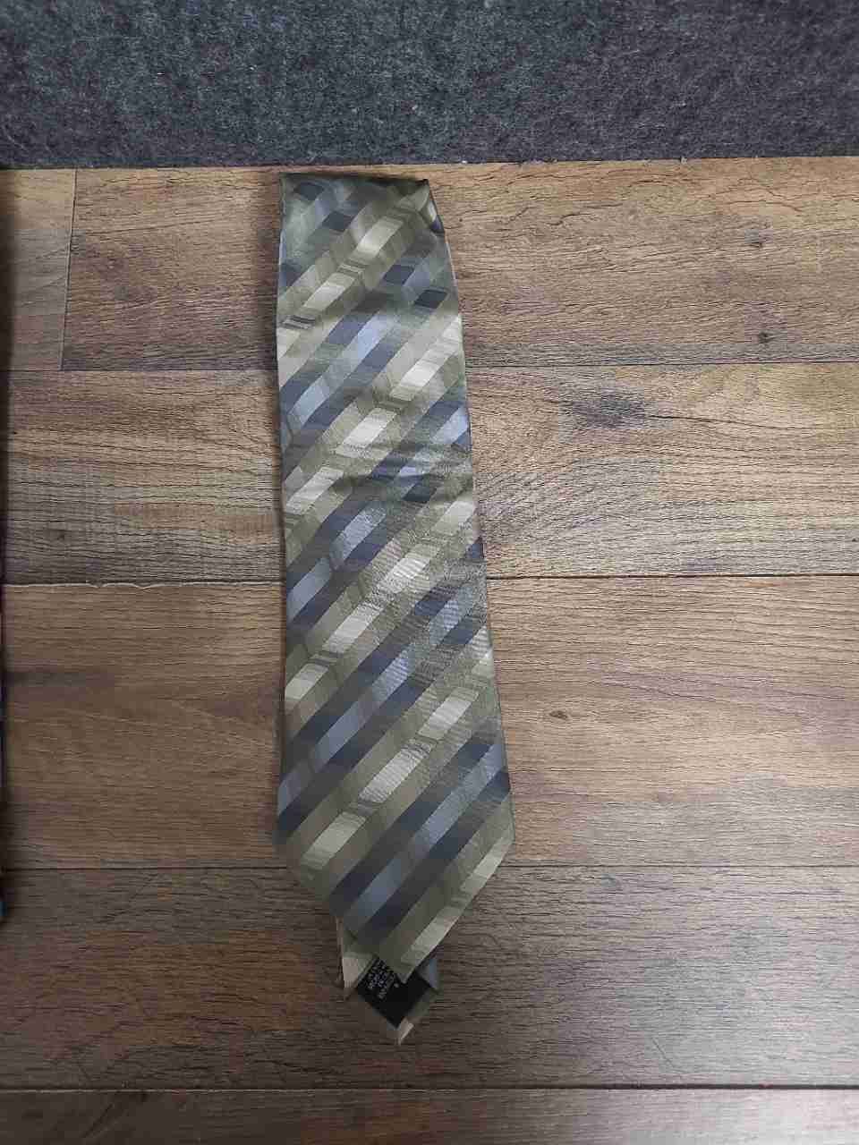 Van Heusen Pierre Cardin Stafford Men's Neck Tie Lot of 3 NWT Geometric Striped