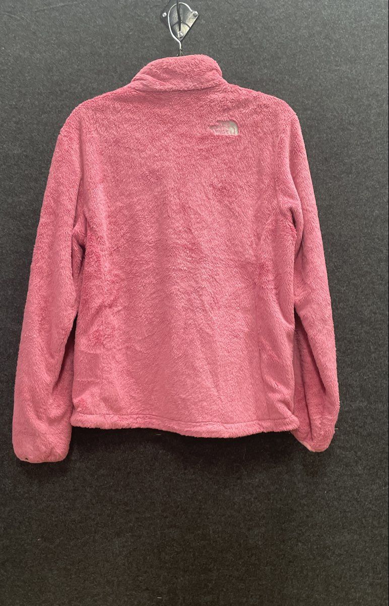 The North Face Women's Pink Osito Full Zip High Pile Fleece Jacket Size L