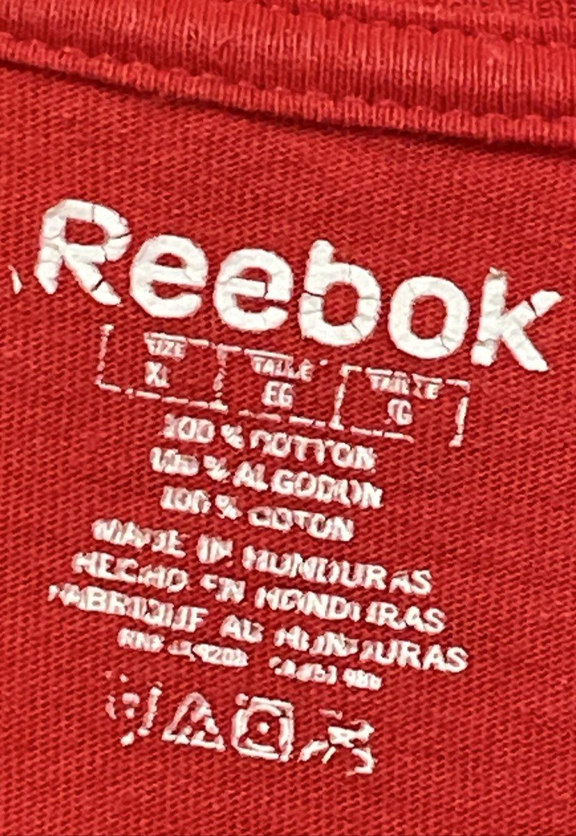 Reebok Men's Washington Capitals NHL Red Long Sleeve T-Shirt Hockey Sz XL