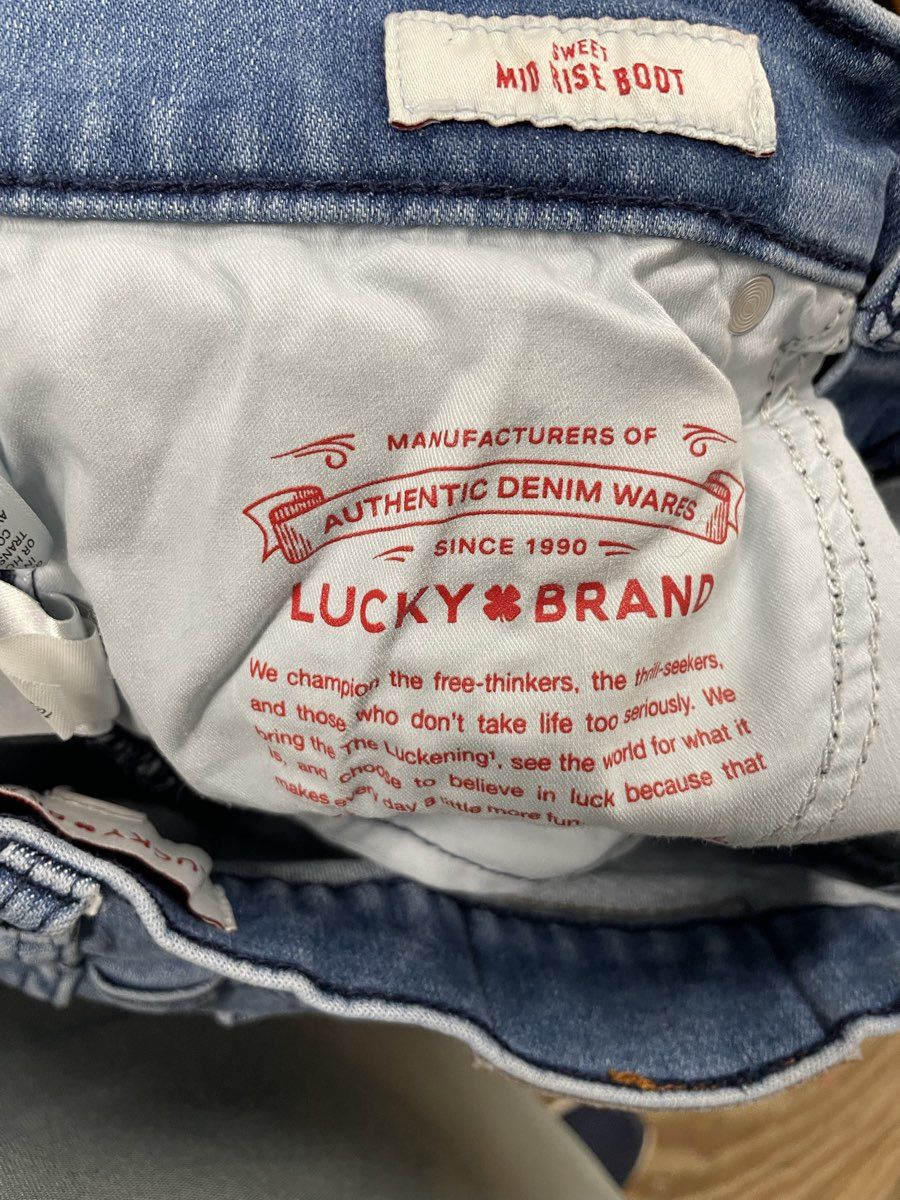 Lucky Brand Women's Sweet Mid Rise Boot Jeans Light Wash Sz 8/29 R