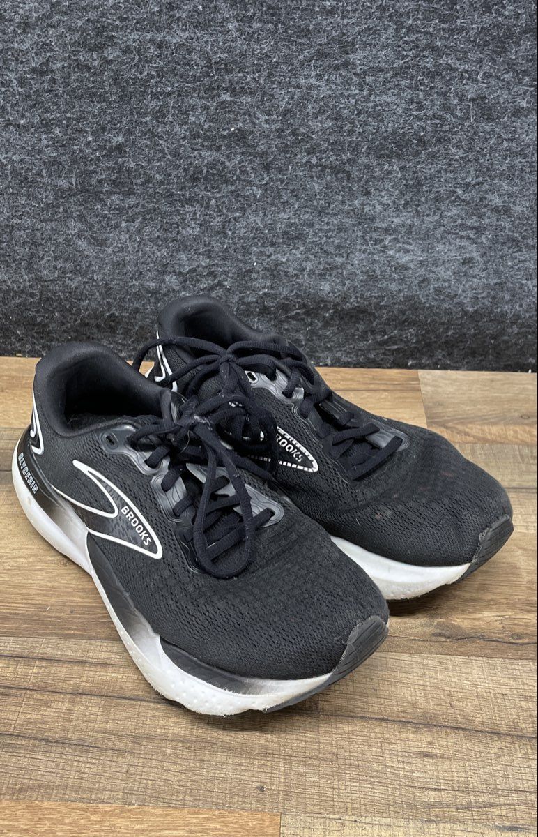 Brooks Glycerin 21 Black White Women's Running Shoes Wide D Size 8.5