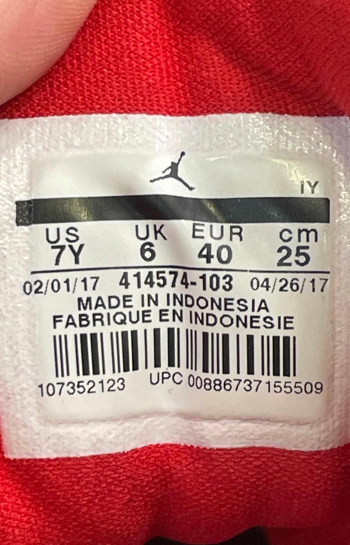 Nike Air Jordan 13 Retro History of Flight White Red GS Size 7Y