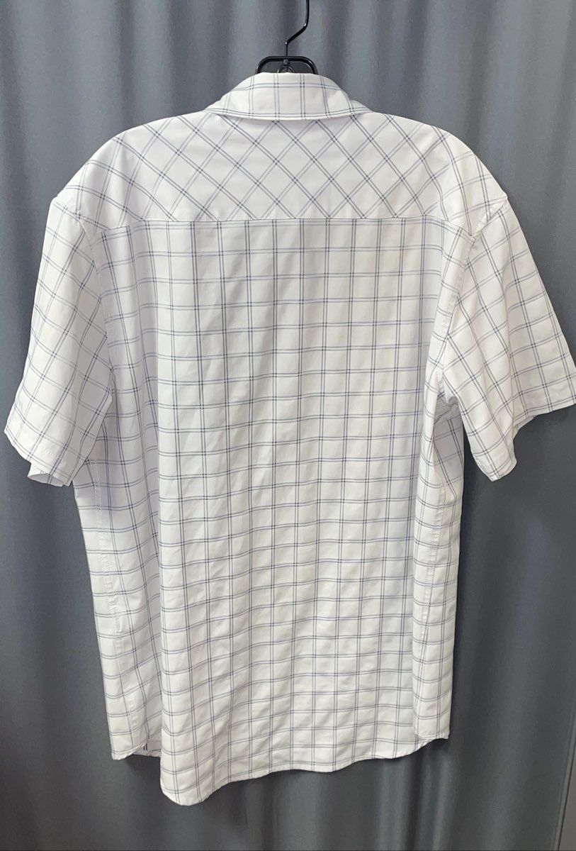 Harley-Davidson H-D Performance Plaid Short Sleeve Button Up Shirt Sz L