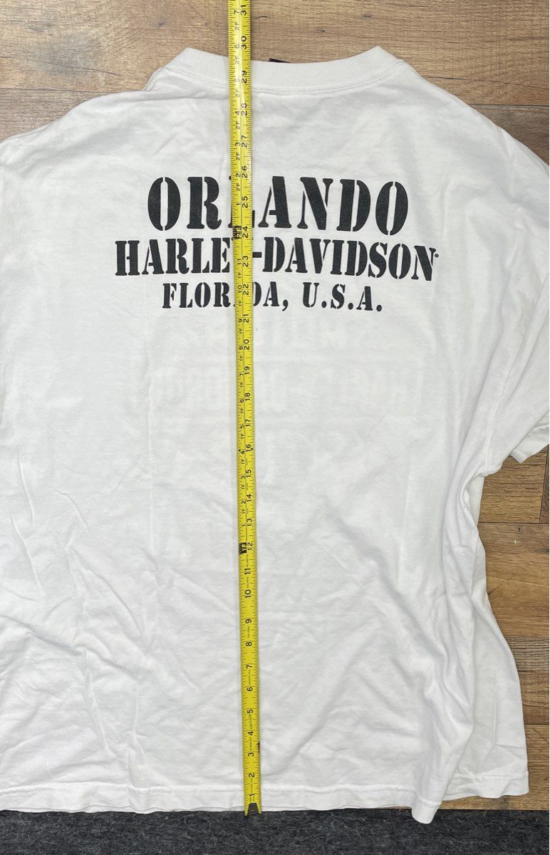 Harley-Davidson Orlando Florida Bar & Shield T-Shirt Reprint Bravado Sz XL