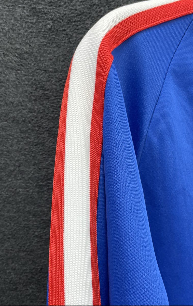 Nike Men's Sportswear Tribute Track Jacket Blue Red White Side Stripe Sz Small