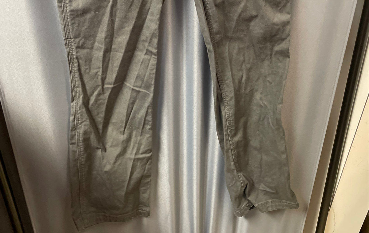 Duluth Trading Co. Women's Curvsetter Utility Carpenter Workwear Pants Gray Sz 4