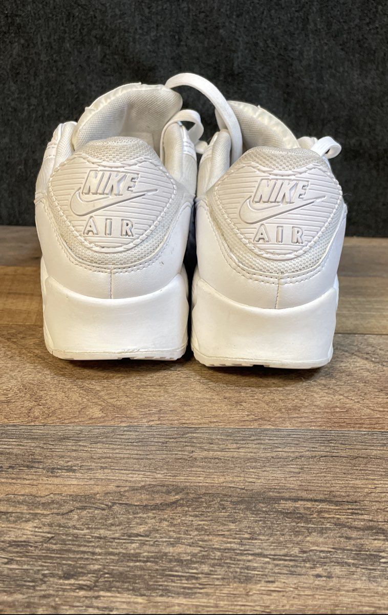 Nike Air Max 90 Next Nature Triple White Women's Sneakers Size 9.5