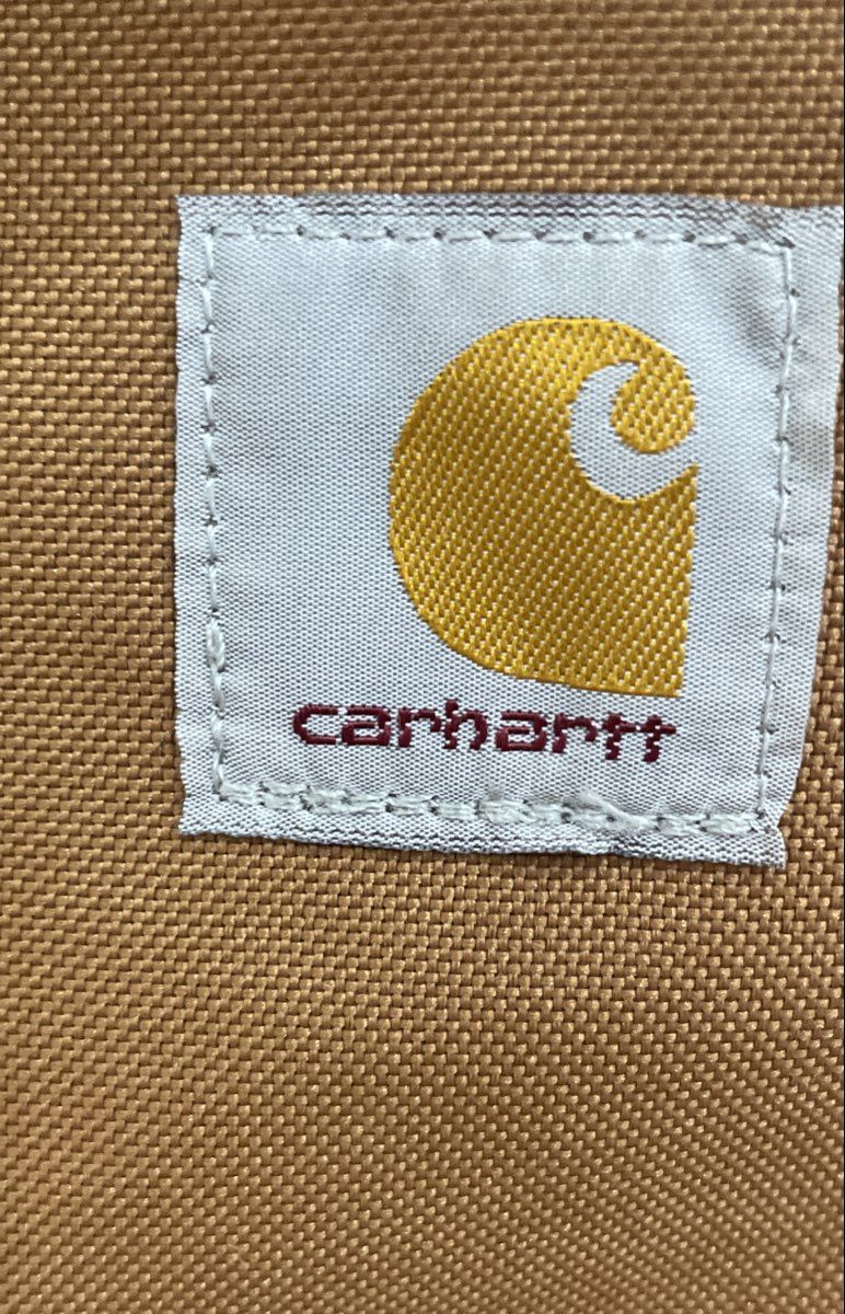 Carhartt Brown Heavy Duty Canvas Backpack Reckart Logistics Corporate Logo