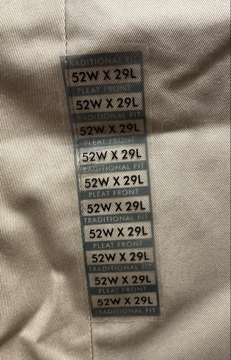 Jos A Bank Men's Traveler Beige Dress Pants Traditional Fit NWT Size 52x29