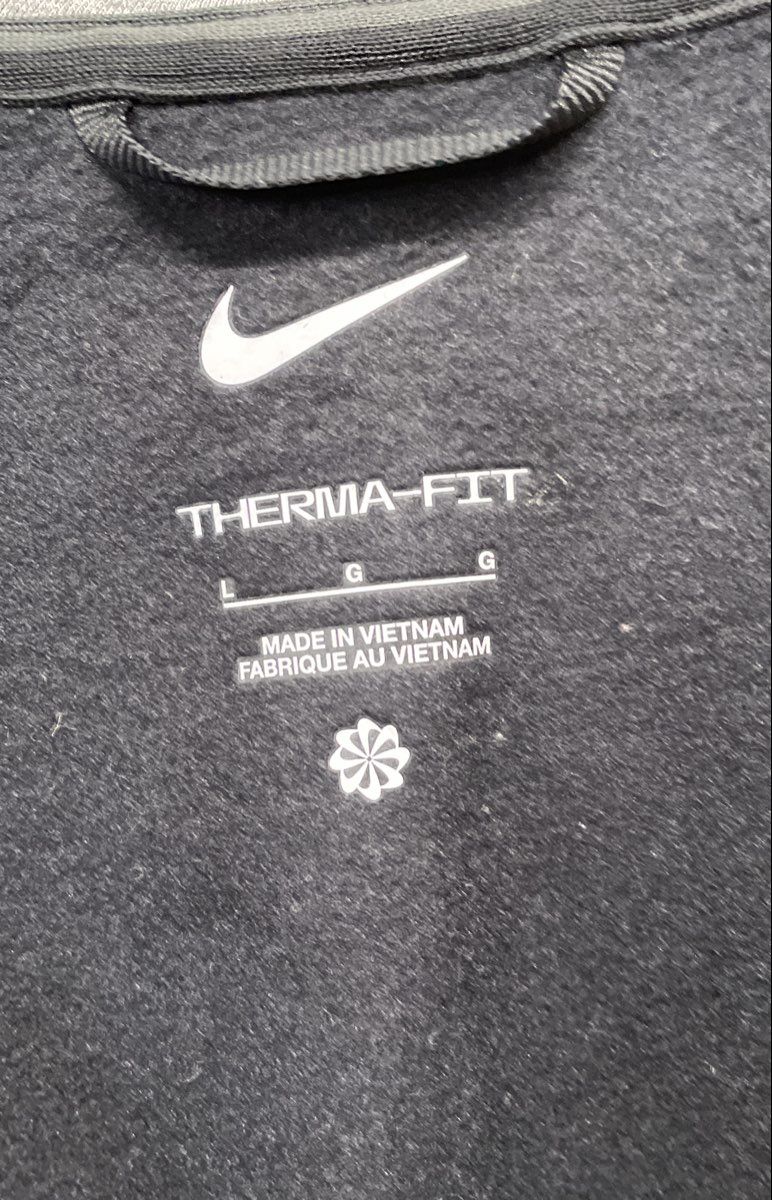 Nike Men's Gray Therma-FIT Wildcats 21 Full Zip Hooded Training Jacket Sz L