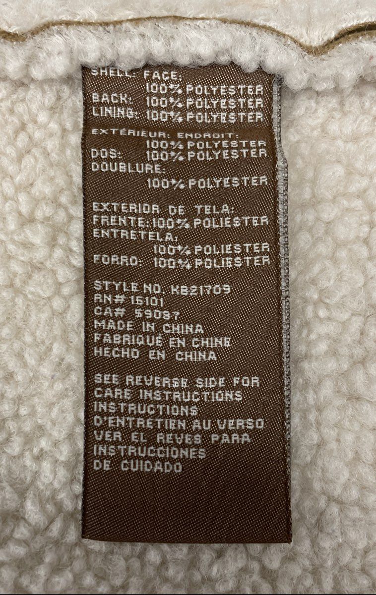 Koolaburra By UGG Women's Chestnut Faux Suede Sherpa Lined Hooded Coat Sz M