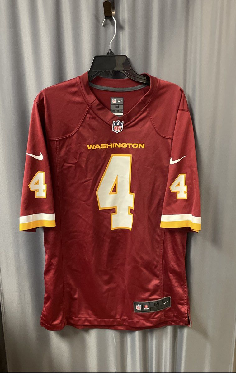 Nike Men's Washington Taylor Heinicke #4 Burgundy NFL Football Jersey Size M