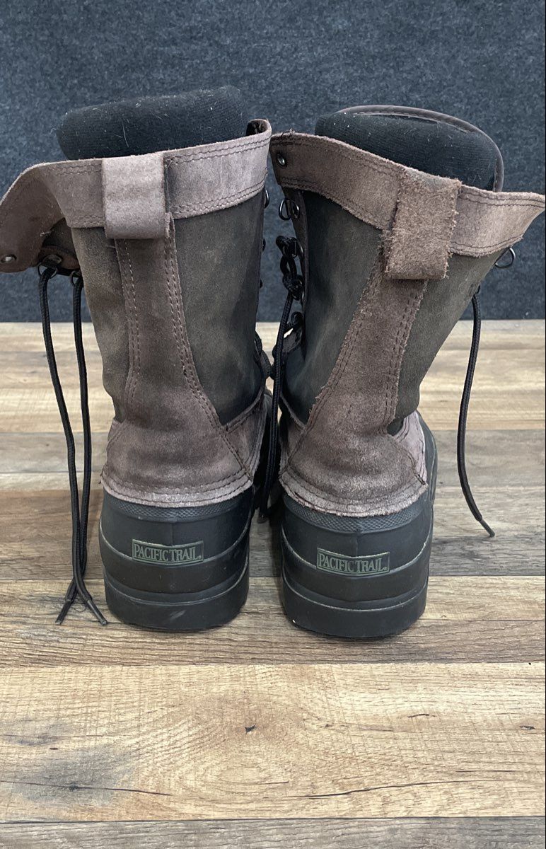 Pacific Trail Artic Men's Brown Black Snow Hiking Duck Boots Size 8M