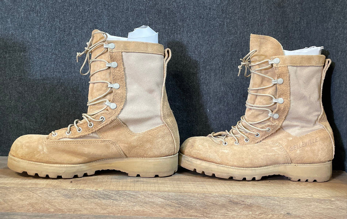Belleville 790G Gore-Tex Tan Waterproof Combat Boots Men's Size 9W