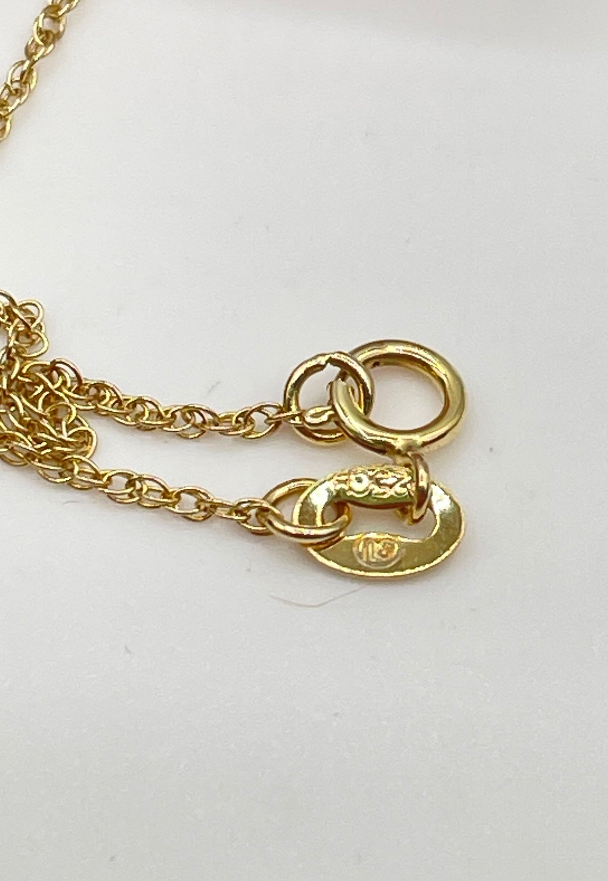 Isabella M. Low Grade Silver (82.08) Gold Tone Moon Charm Necklace In Box 61.9g