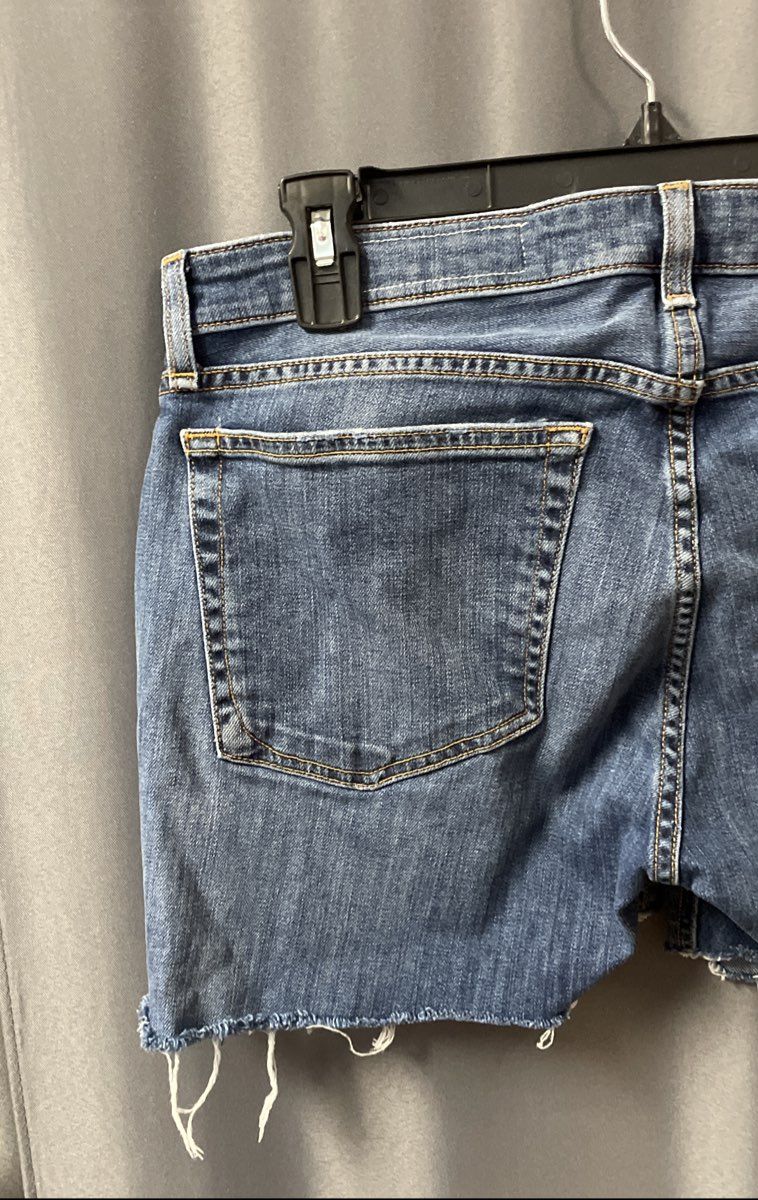 Rag & Bone Women's Blue Low-Rise Slim Boyfriend Cut Off Denim Shorts Sz 29