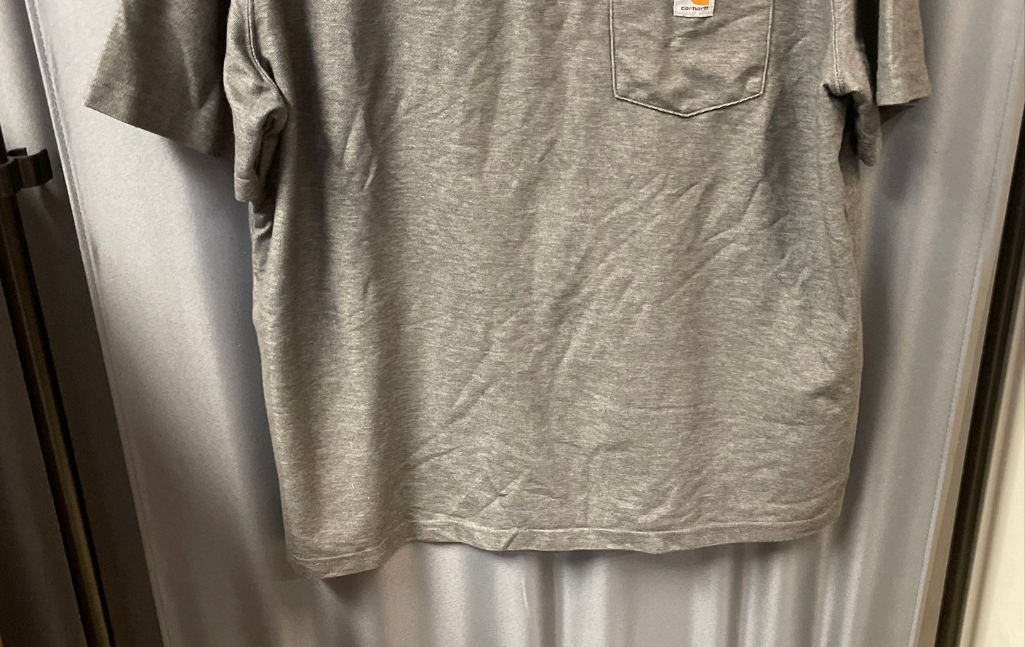 Carhartt Men's Heather Gray Loose Fit K570 Pocket Polo Shirt Size XL