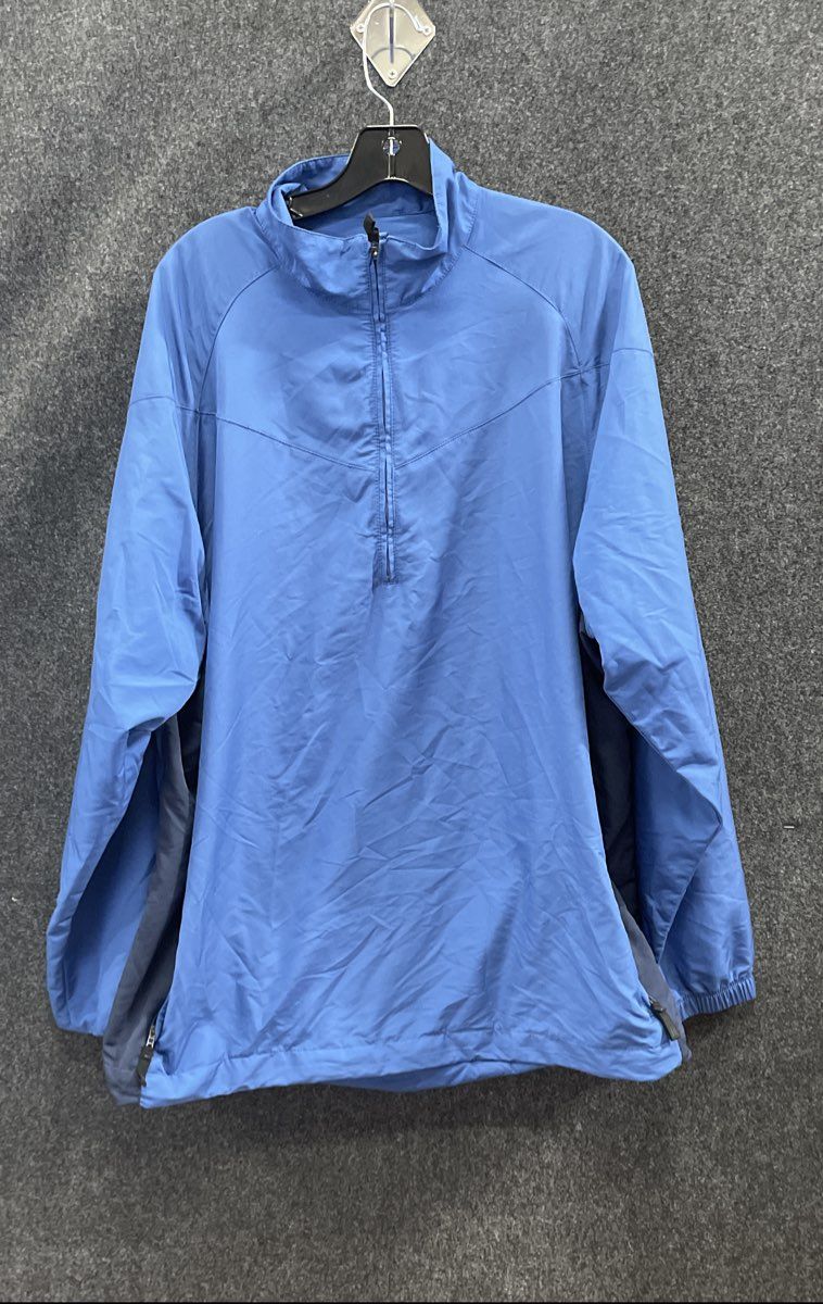 Nike Golf Men's Blue Dri-FIT 1/4 Zip Pullover Windbreaker Jacket Sz XL