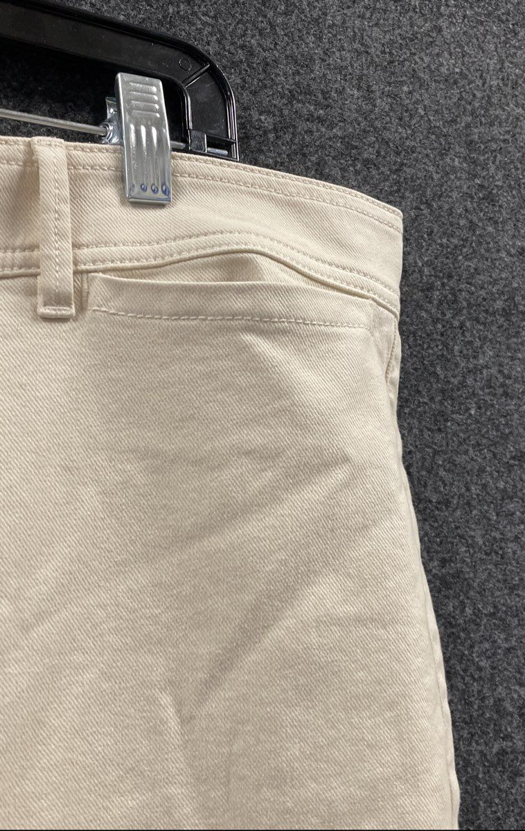 Ann Taylor Women's Beige High Rise Wide Leg Cropped Pants Sz 18 NWT