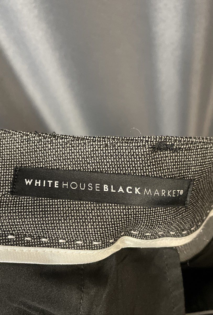 White House Black Market Women's The Luxe Suiting Boot Grey Pants NWT Size 00R