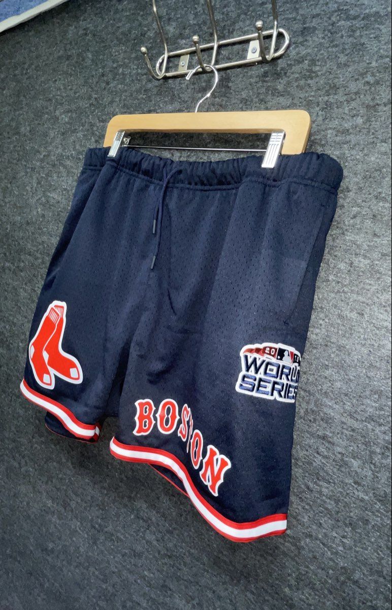Pro Standard Men's Boston Red Sox 2018 World Series Navy Mesh Shorts NWT 3XL