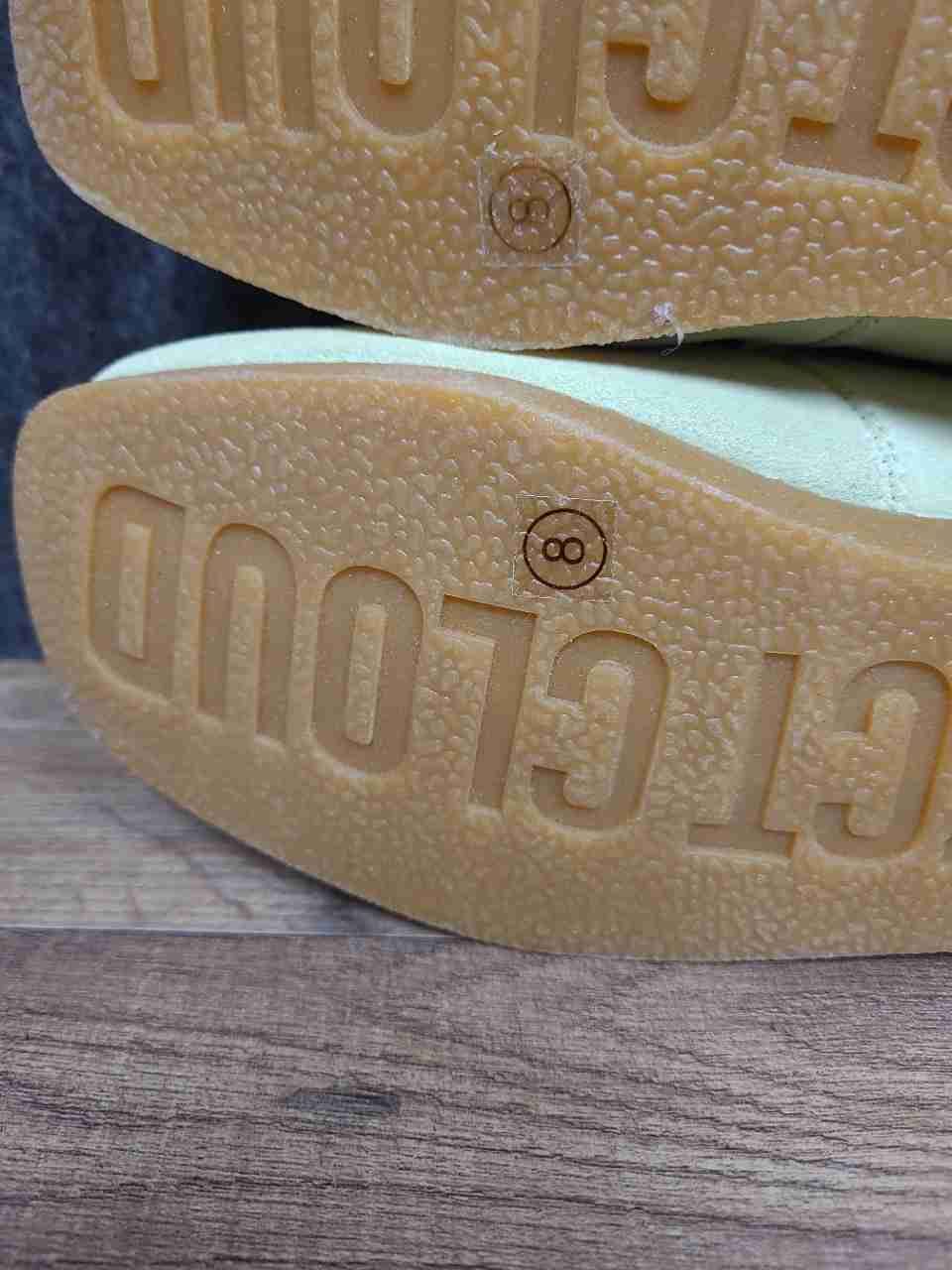 Project Cloud Wallya Mint Green Suede Moc Toe Lace Up Shoes Size 8
