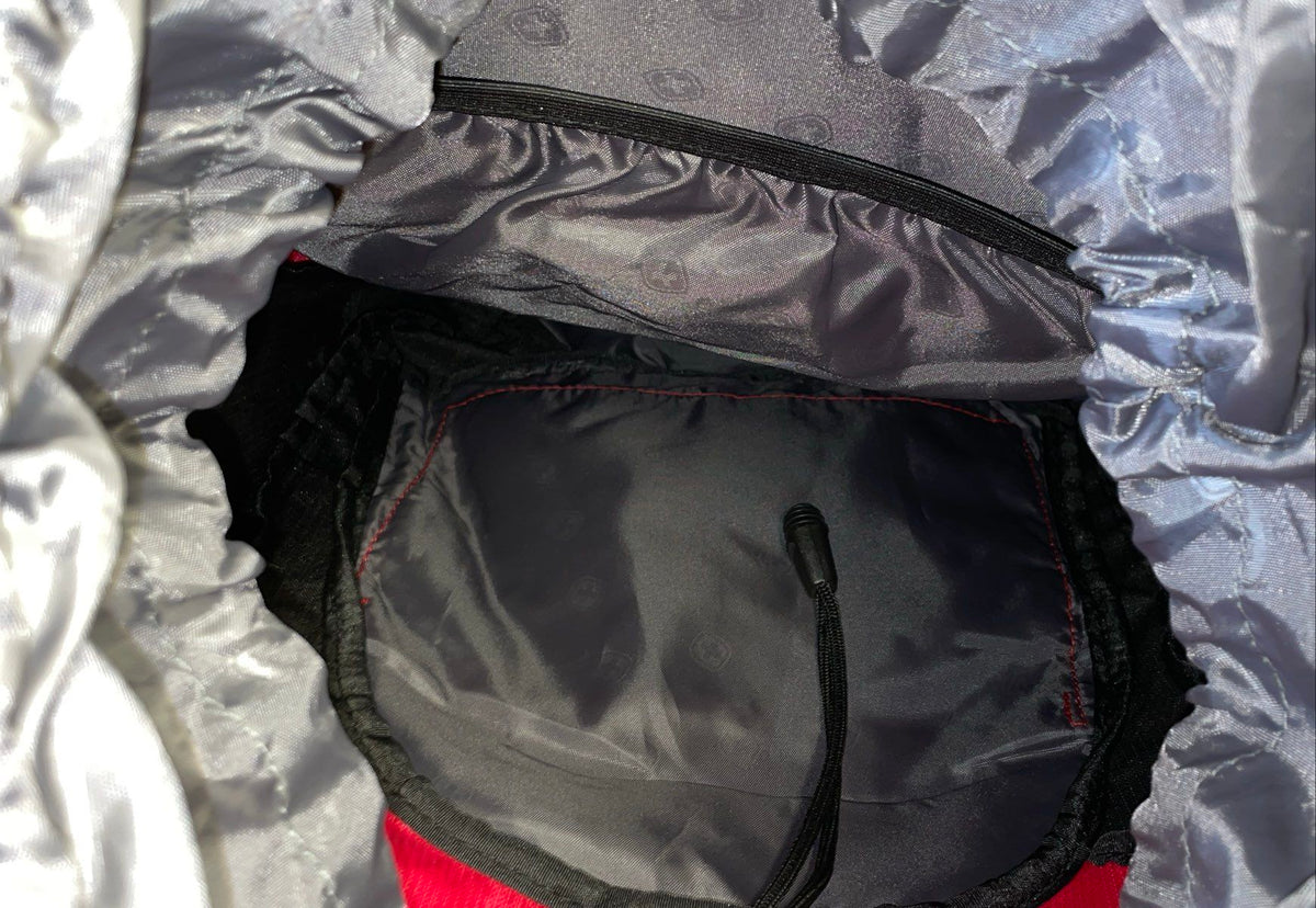 Swiss Alps Black Red Hiking Backpack Airflow Outdoor Daypack Travel