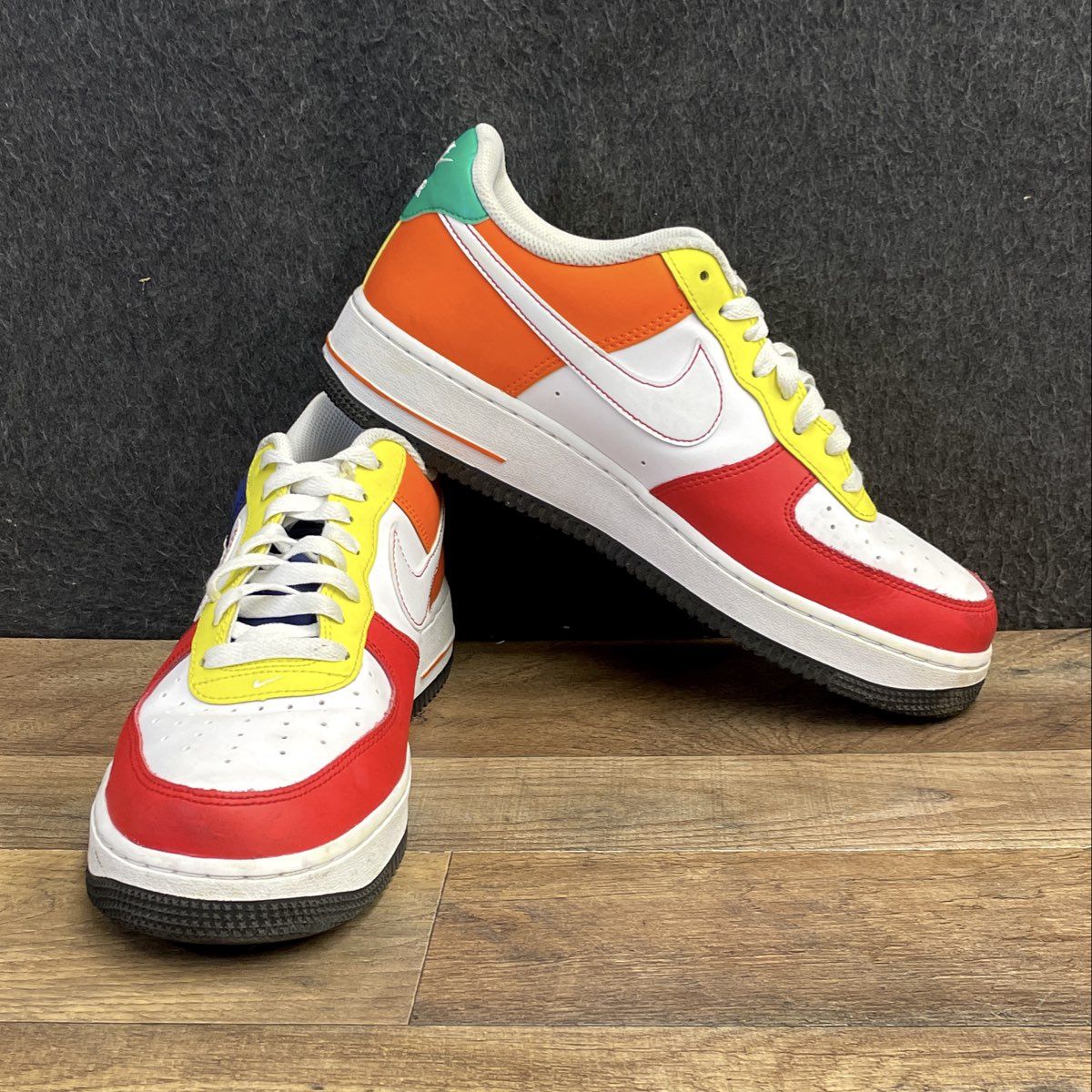 Nike Air Force 1 Low Multi-Color Rubik's Cube Men's Sneakers Size 9