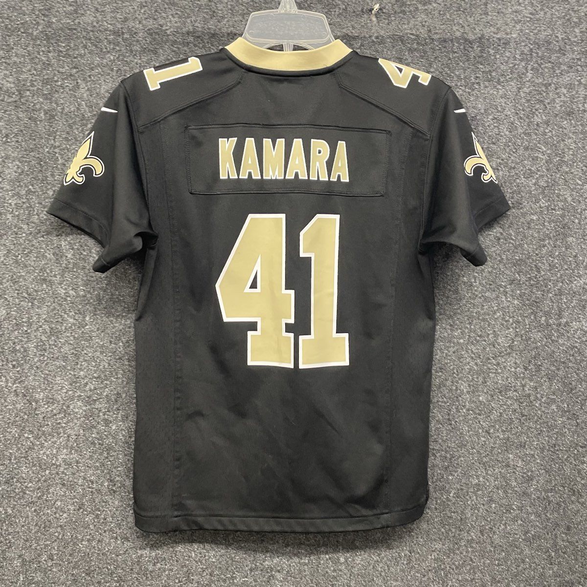 Nike Youth New Orleans Saints Alvin Kamara #41 Football Jersey Black Sz M
